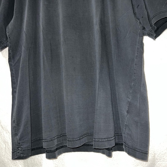 Vintage Y2K Cotton & Co. Distressed Crewneck T-Shirt Fading Black Size XL - Picture 3 of 7